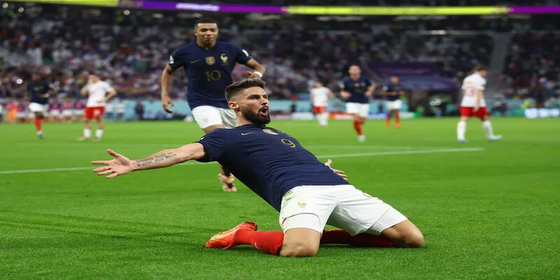 Olivier Giroud chân sút ghi bàn hàng đầu của Pháp