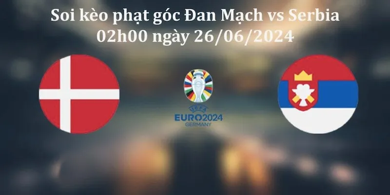 Các thông tin cần biết trận Đan Mạch vs Serbia lúc 02h00 ngày 26/6/2024