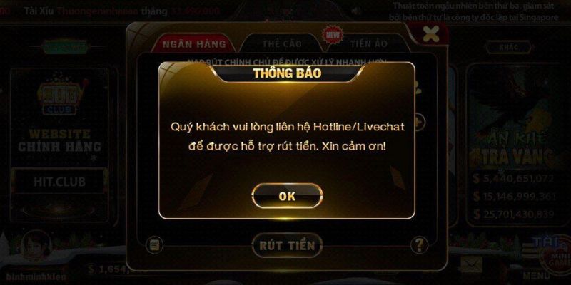 Các sự cố thường gặp khi thực hiện theo hướng dẫn rút tiền Top88z